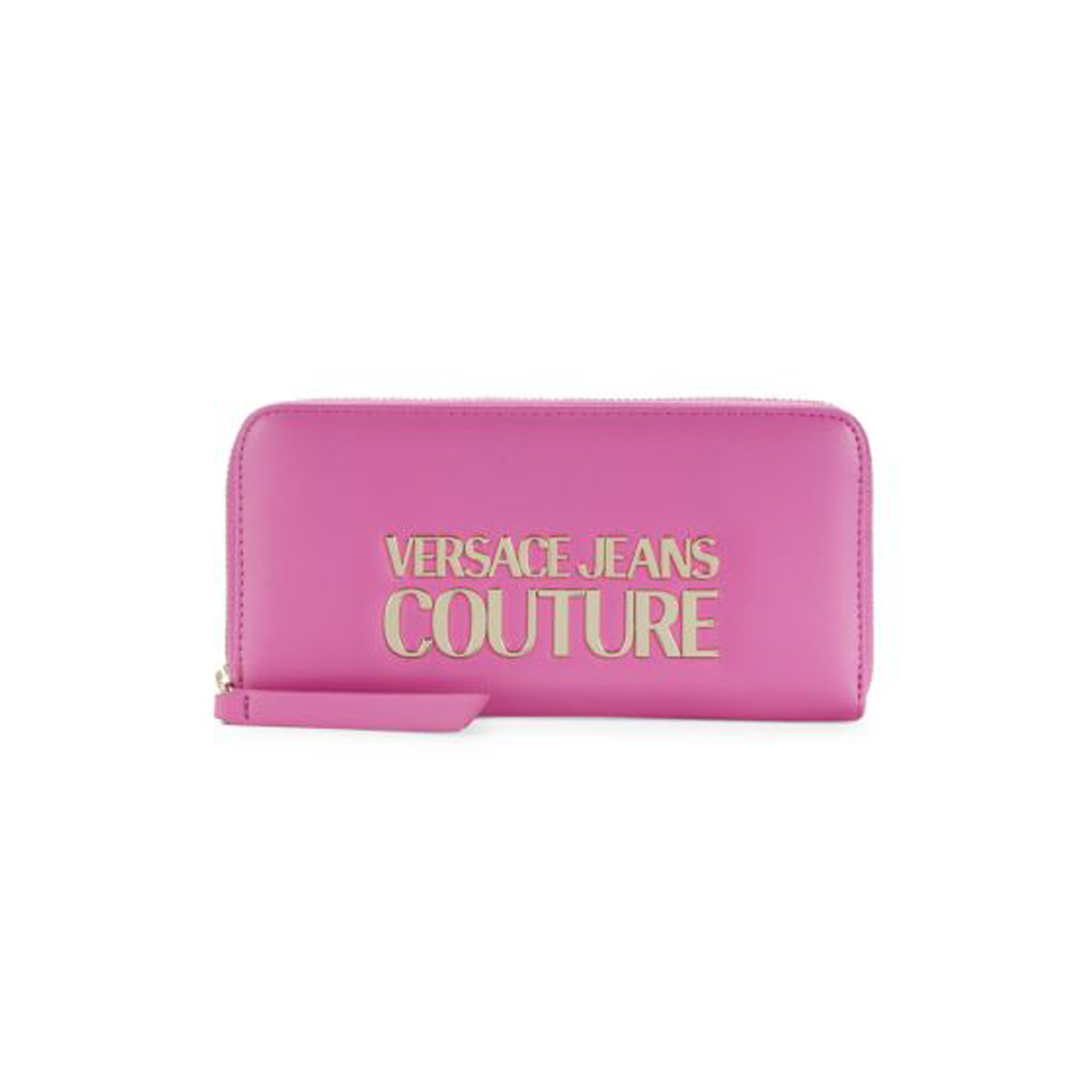 Versace Jeans Couture Range L Logo Zip Around Wallet - BY GOUGZY